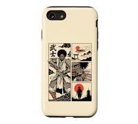 Japanese African American Samurai Warrior Comic Ukiyo-e Case for iPhone SE (2020) / 7/8