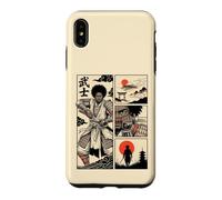 Japanese African American Samurai Warrior Comic Ukiyo-e Case for iPhone XS Max