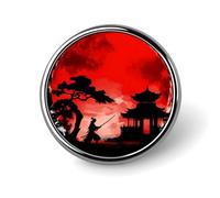 Japanese Aikido Martial Art Round Badge Cute Brooch Pins Button Badges for Backpack Jackets Hats Decor