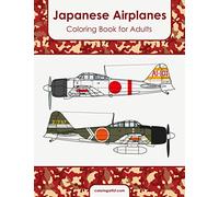 Japanese Airplanes Coloring Book for Adults