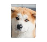 Japanese Akita Dog Pattern, PU Leather Laptop Sleeve, Notebook Bag Laptop Case Sleeve Tablet Briefcase
