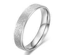 Japanese And Korean Frosted Titanium Steel Rings, Simple Engagement Titanium Steel Rings for Men And Women