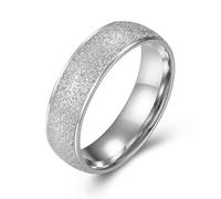 Japanese And Korean Frosted Titanium Steel Rings, Simple Engagement Titanium Steel Rings for Men And Women