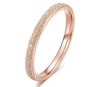 Japanese And Korean Frosted Titanium Steel Rings, Simple Engagement Titanium Steel Rings for Men And Women