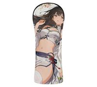 Japanese Anime Beauty Girl Lying Golf Club Head Covers Premium Leather Accessories with Number Tags for Driver, Woods and Hybrid
