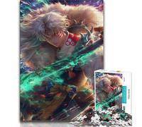 Japanese Anime Boy Jigsaws 1000 Pieces for Adults,Staycation Kill Time Every Piece Is Unique - Challenging Family Fun Game (38x26cm)