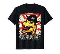 Japanese Anime Dinosaur Pirate T-Shirt
