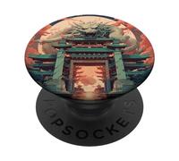 Japanese Anime Dragon Torri Gate PopSockets Swappable PopGrip