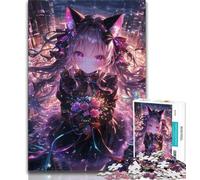 Japanese Anime Girl 1000 Piece Jigsaw Puzzle for Adults And Teenagers,Educational Games Home Decoration Deal As Gifts for The Whole Family (75x50cm)