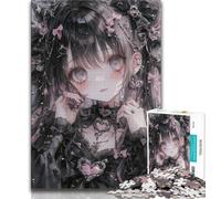 Japanese Anime Girl 1000 Piece Jigsaw Puzzles for Teenagers,Decompressing Intellectual Educational Toy Great Gifts And Toys (75x50cm)