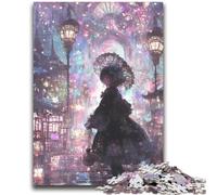 Japanese Anime Girl Jigsaw Puzzles 2000 Pieces for Adults Teens,Challenging Game Gifts for Is Ideal As A Gift for The Whole Family (70X100cm)