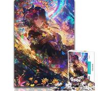 Japanese Anime Girl Jigsaw Puzzles for Teenagers 1000 Jigsaws,Educational Games Wall Decoration Unique Birthday And Xmas Gifts (50x75cm)