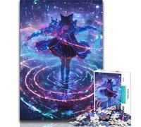 Japanese Anime Girl Jigsaws 1000 Pieces for Teenagers,Family Game Stress Reliever Difficult Challenge Gifts for Friends And Family (38x26cm)