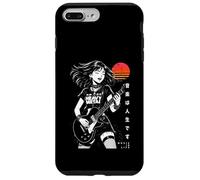 Japanese Anime Girl Music is Life Electric Guitar Punk Japan Case for iPhone 7 Plus/8 Plus