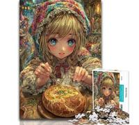 Japanese Anime Girls Adult Puzzles 1000 Pieces,Challenging To Complete But Fun And Humorous Birthday Present,Gifts,Wall Art (75x50cm)