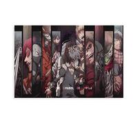 Japanese Anime My Hero Academia League of Villains Vintage Art Poster Canvas Poster Bedroom Decor Sports Landscape Office Room Decor Gift Unframe-style-1 16x24inch(40x60cm)