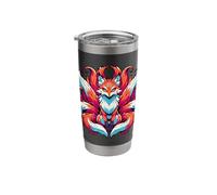 Japanese Anime Nine-Tailed Fox Kitsune Stainless Steel Insulated Tumbler