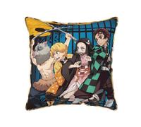 Japanese Anime Tanjirou,Nezuko and Nine Hashira Graphic Double Side Print Velvet Throw Pillow Covers,40丨45丨50cm Square Cushion Pillow Sham Cover,No Pillow Inside