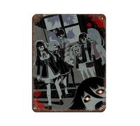 Japanese Anime Zombie Land Saga 3 Retro Poster Metal Tin Sign Chic Art Retro Iron Painting Bar People Cave Cafe Family Garage Poster Wall Decoration 12x16inch(30x40cm)