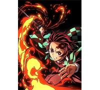 Japanese Animes Demons Tanjirou Nezuko Poster - Puzzle 1000 Pieces - Colorful Puzzle - Family Fun Difficult Challenge Toys - Children'S Educational Toys Kw573Zw