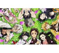 Japanese Animes Demons Tanjirou Nezuko Posters - For Children'S Personalised Adult Puzzle Toy - Jigsaw 1000 Pieces - Wall Art Decoration Kw334Zw