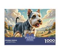 Japanese Anxiety 1000 Piece Jigsaw Puzzles Fun Challenging Modern Pet Dog Educational Game for The Whole Gifts for Adults 38x26cm/1000pcs