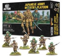 Japanese Army Infantry Platoon - 28mm Scale Plastic Miniatures Bolt Action | Highly Detailed World War 2 Miniatures by Warlord Games