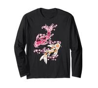 Japanese Art Fish Japan Cultures Tradition Artist Women Men Long Sleeve T-Shirt