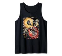 Japanese Art Giraffe Good And Devil Giraffes Tank Top