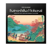 Japanese Art Hokusai Wall Calendar 2026 12" x 12" FSC® Plastic Free - Starts Week On Sunday | Family Planner Calendar 2026 | Japan Calendar 2026 | Japanese Gifts