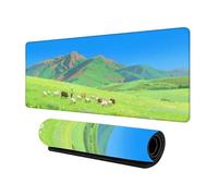 Japanese Art Style Extra Large Mouse Mat Design Available XXL Keyboard Pad 900x400mm Anti Fray Stitching Smooth Gliding Surface For Optical Mouse PC