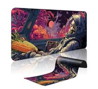 Japanese Art Style Extra Large Mouse Mat Design Available XXL Keyboard Pad 900x400mm Anti Fray Stitching Smooth Gliding Surface For Optical Mouse PC