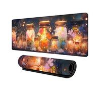 Japanese Art Style Extra Large Mouse Mat Design Available XXL Keyboard Pad 900x400mm Anti Fray Stitching Smooth Gliding Surface For Optical Mouse PC