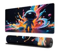 Japanese Art Style Extra Large Mouse Mat Design Available XXL Keyboard Pad 900x400mm Anti Fray Stitching Smooth Gliding Surface For Optical Mouse PC