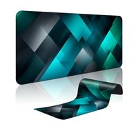Japanese Art Style Extra Large Mouse Mat Design Available XXL Keyboard Pad 900x400mm Anti Fray Stitching Smooth Gliding Surface For Optical Mouse PC