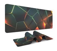 Japanese Art Style Extra Large Mouse Mat Design Available XXL Keyboard Pad 900x400mm Anti Fray Stitching Smooth Gliding Surface For Optical Mouse PC