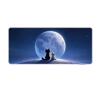 Japanese Art Style Extra Large Mouse Mat Design Available XXL Keyboard Pad 900x400mm Anti Fray Stitching Smooth Gliding Surface For Optical Mouse PC