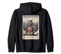 Japanese Art Ukiyo-e Argentina Armadillo Zip Hoodie