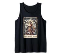 Japanese Art Ukiyo-e Georgia Guinea Pig Samurai Tank Top