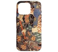 Japanese Art Woodblock Miyamoto Musashi Samurai Giant Nue Case for iPhone 16 Pro