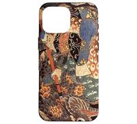 Japanese Art Woodblock Miyamoto Musashi Samurai Giant Nue Case for iPhone 16 Pro Max