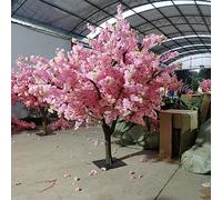 Japanese Artificial Cherry Blossom Tree - Pink Large Plant Handmade Fake Silk Flower Decoration - Perfect for Wedding, Event, Party - - Made in China