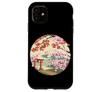 Japanese Asia Sakura Blossom & Mount Fuji Case for iPhone 11