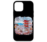 Japanese Asia Sakura Blossom & Mount Fuji Case for iPhone 12 mini