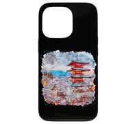 Japanese Asia Sakura Blossom & Mount Fuji Case for iPhone 13 Pro