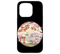 Japanese Asia Sakura Blossom & Mount Fuji Case for iPhone 15 Pro