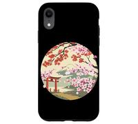 Japanese Asia Sakura Blossom & Mount Fuji Case for iPhone XR