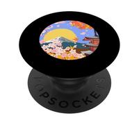 Japanese Asia Sakura Blossom & Mount Fuji PopSockets Adhesive PopGrip
