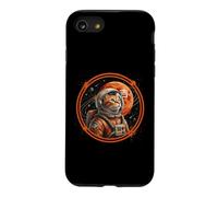 Japanese Astronaut Cat Space Galaxy Retro Back to School Case for iPhone SE (2020) / 7/8