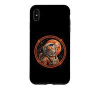 Japanese Astronaut Cat Space Galaxy Retro Back to School Case for iPhone XS Max